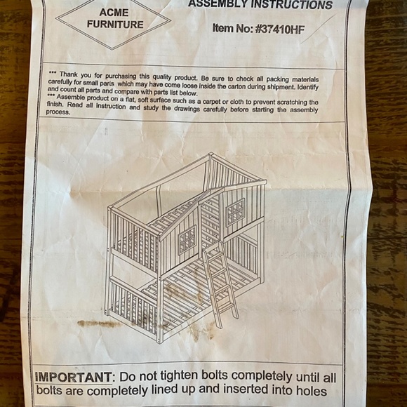 Cottage/Farmhouse bunk bed loft bed (Perfect condition) - Picture 13 of 16